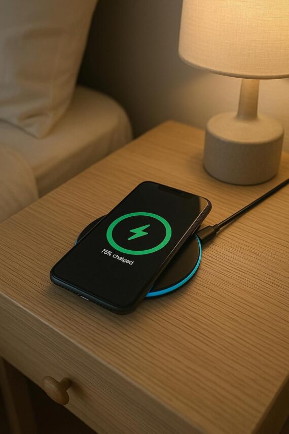 Carregador Rápido sem fio 20W compatível com iPhone 16 15 14 13 12 11 Pro Max/Mini/Plus/XR/X/8, Max Fast Wireless Pad Mat para Samsung Galaxy S23/S22/S21/S20/S10, Galaxy Buds e Fones - Image 2