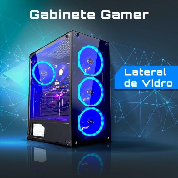 PC Gamer Completo AMD Ryzen 5 5600GT 32GB DDR4 SSD 1TB Monitor 21,5 "Kit Gamer Fonte 500W Strong Tech - Image 2