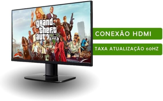 PC Gamer Completo Intel Core i5 Memoria Ram 16GB SSD 240GB Monitor HDMI Teclado Mouse - Image 2