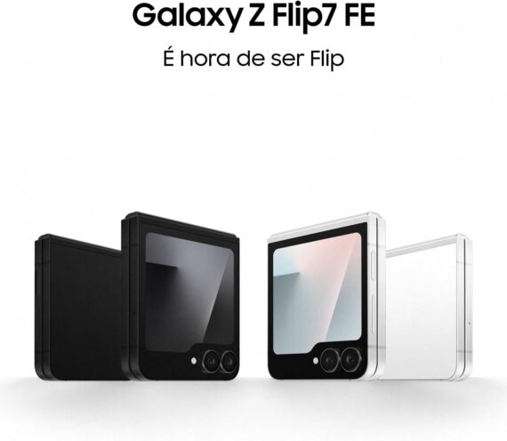 Samsung Galaxy Z Flip7 FE 5G, 128GB 8GB RAM Tela 6,7", Galaxy AI - Branco - Image 2