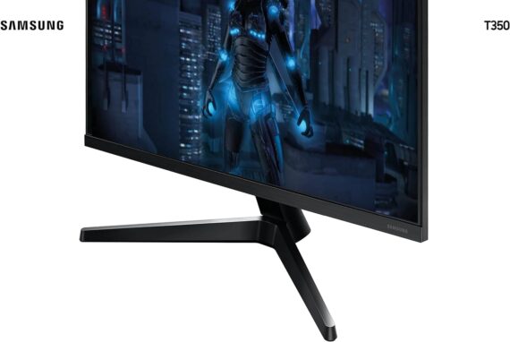 Samsung T350 - Monitor Gamer, 24 ", FHD, 75Hz, HDMI, VGA, FreeSync, Preto - Image 2