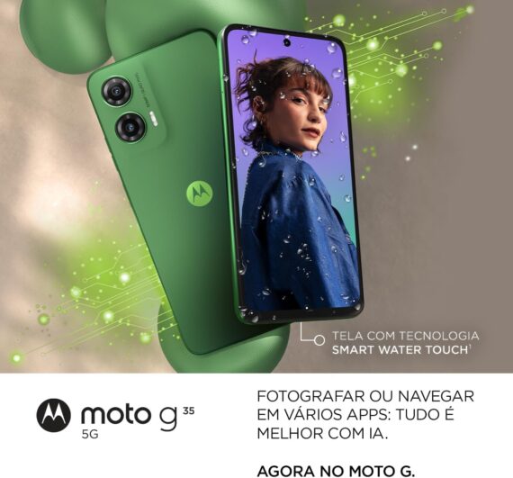 Smartphone Motorola Moto g35 5G - 128GB 12GB (4GB RAM+8GB Ram Boost) e Camera 50MP com AI NFC Tela 6.7" com Superbrilho - Garfite - Image 2