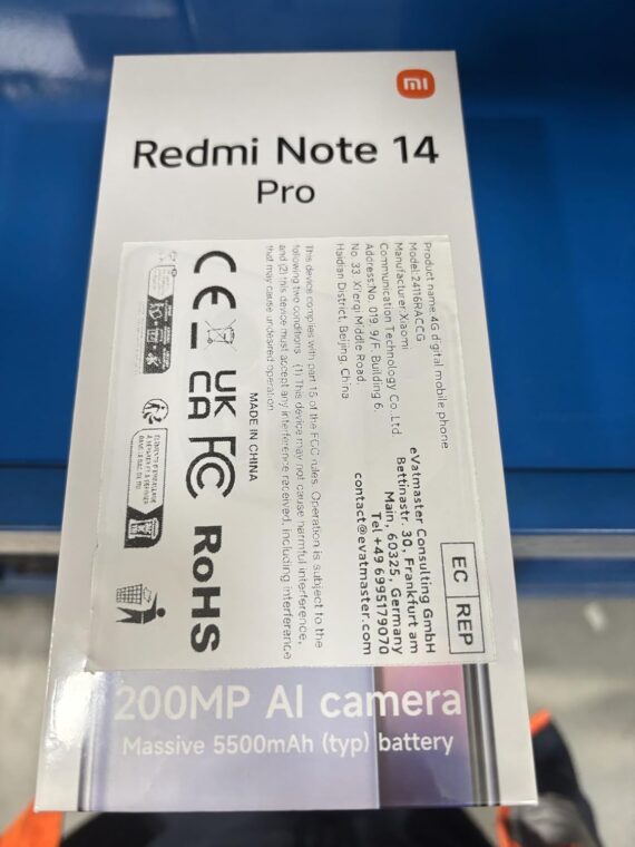 Smartphone Xiaomi Redmi Nota 14 Pro 4G lavanda preta (preto) 12 GB RAM 512 GB ROM - Image 2